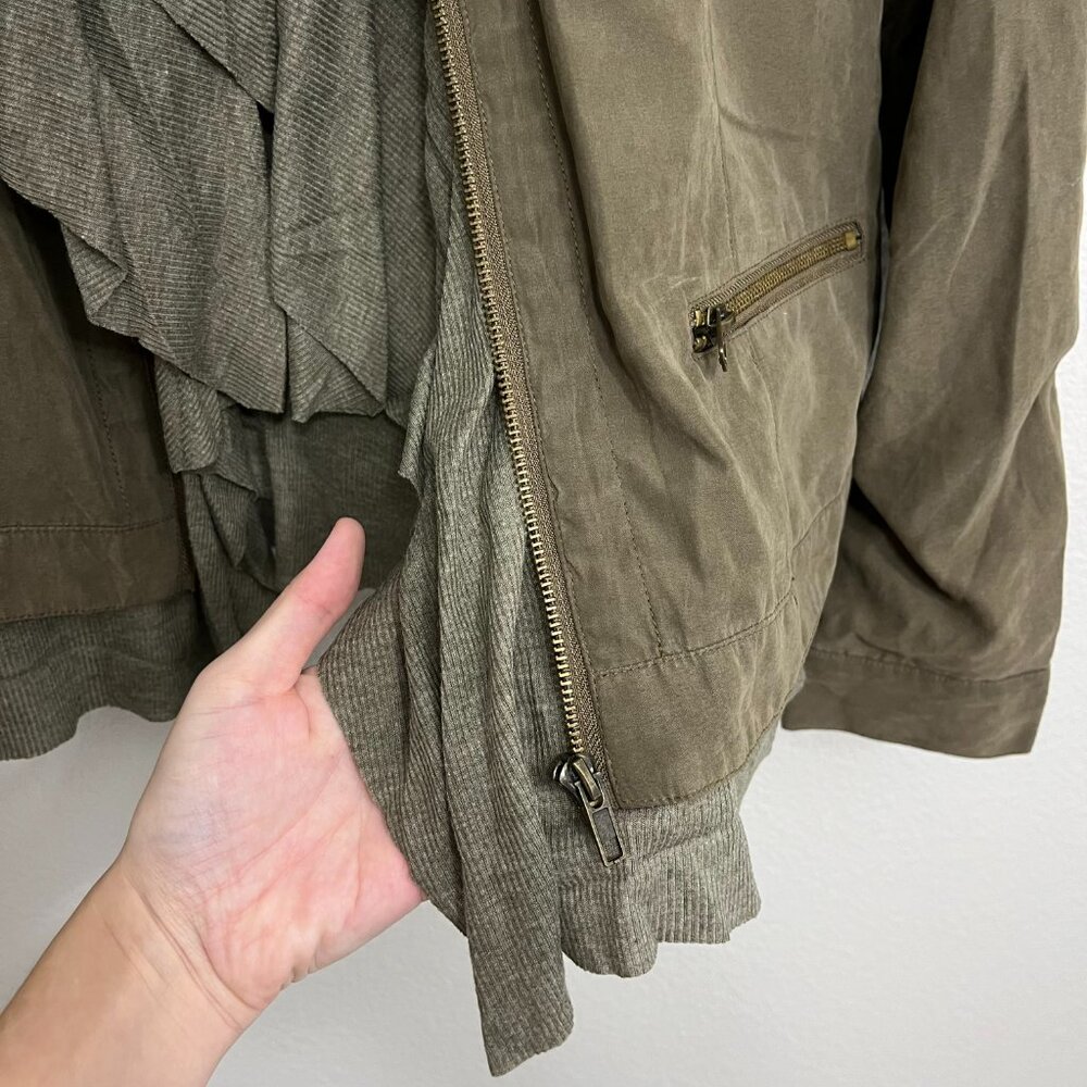 Mystree Layered Ruffle Jacket Size Small Women's … - image 4
